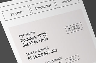 Detalhes de imóvel no aplicativo JHSF Real Estate